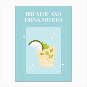 Mojito Time Canvas Print