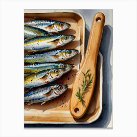 Sardines 11 Canvas Print