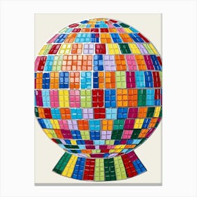 Mosaic Ball 6 Canvas Print