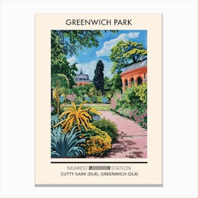 Greenwich Park London Parks Garden 1 Canvas Print