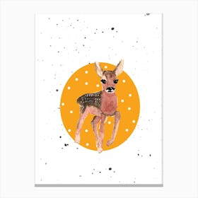 Deer Baby Canvas Print