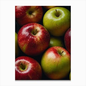 Red And Green Apples Canvas Print
