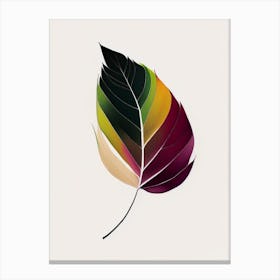 Ash Leaf Abstract 5 Canvas Print