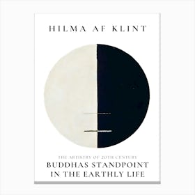 Hilma Af Klint Buddha Standpoint In The Earthly Life Canvas Print