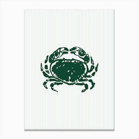 Crab Striped Kitchen Poster Stampe su tela