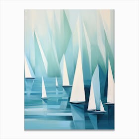 Sailboats 17 Canvas Print