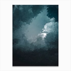 Thunderclouds Oil Painting Landscape Canvas Print