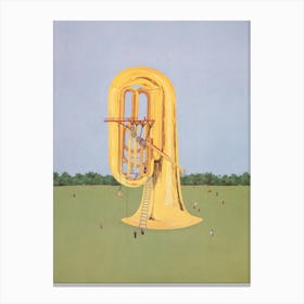 'Golden Tuba' Canvas Print