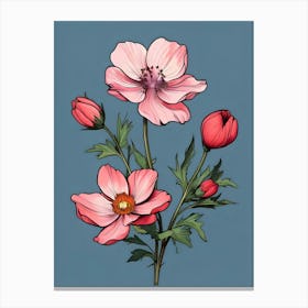 Anemones 2 Canvas Print