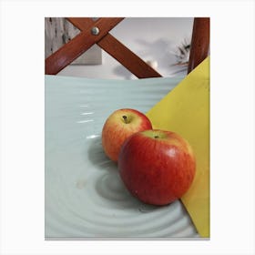 Ai apple a day Canvas Print