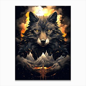 Wolf Art 2 Canvas Print