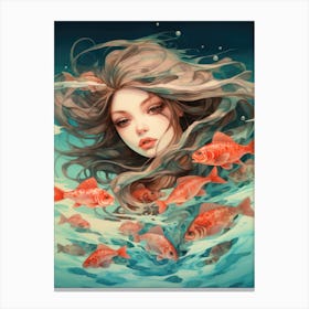 Mermaid 3 Canvas Print