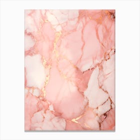 Rose Gold Marble 2 Canvas Print