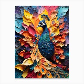 Peacock 22 Canvas Print