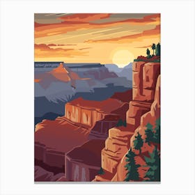 Grand Canyon Sunset Canvas Print