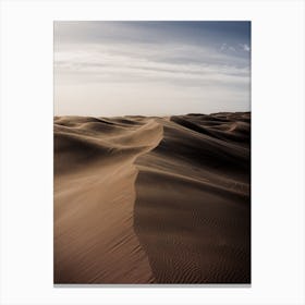 Sand Dunes In The Wind Canvas Print
