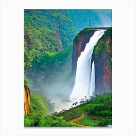 Jog Falls, India Majestic, Beautiful & Classic Canvas Print