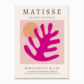 Matisse Papers Deco Canvas Print