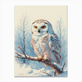 Snowy Owl Canvas Print