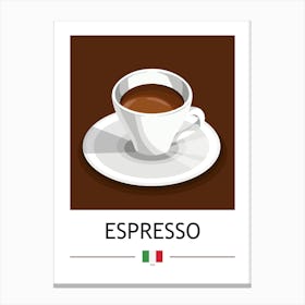 Espresso Canvas Print