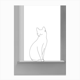 Cat on the window Stampe su tela