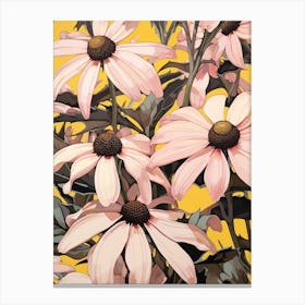 Black Eyed Susan 2 Flower Painting Canvas Print