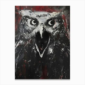 Owl Painting 1 Canvas Print