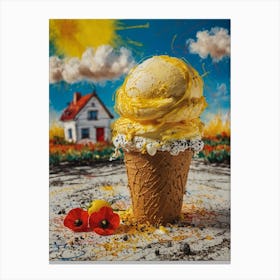 Ice Cream Cone 53 Canvas Print