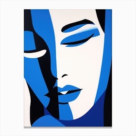 'Blue Woman' 4 Canvas Print