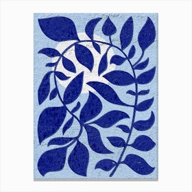 Blue Plant Canvas Print