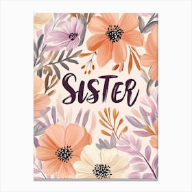 Sister Canvas Print