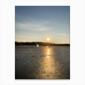 Sunset On The Beach 819 Canvas Print