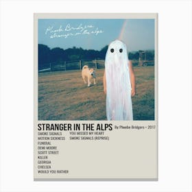 Stranger In The Alps By Phoebe Bridgers • 2017 Poster Canvas Print