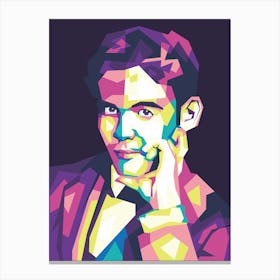 Federico Garcia Lorca Wpap Canvas Print