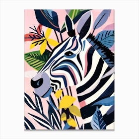 Zebra 19 Canvas Print