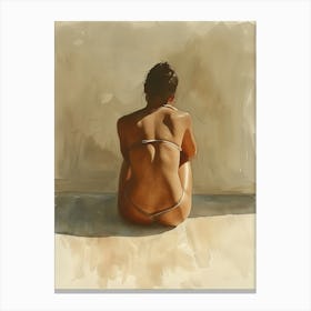 Back Of A Woman Canvas Print