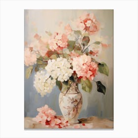 Hydrangea Flower Still Life Painting 2 Dreamy Canvas Print