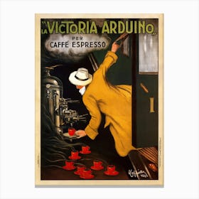 Advertising Poster For Victoria Arduino, Leonetto Cappiello Canvas Print