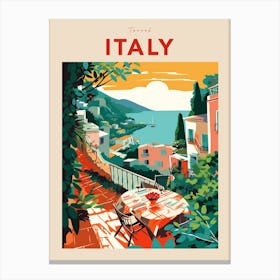 Travel Italy Poster 2 Canvas Print