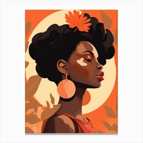 Afro Girl 7 Canvas Print