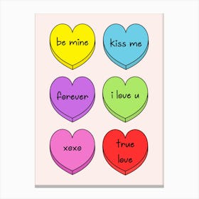 Heart Candy Canvas Print