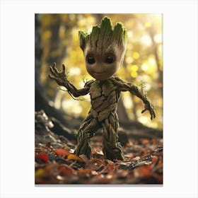 Baby Groot Canvas Print