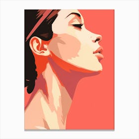 Portrait Of A Woman 55 Canvas Print