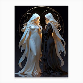 Two Witches 2 Canvas Print