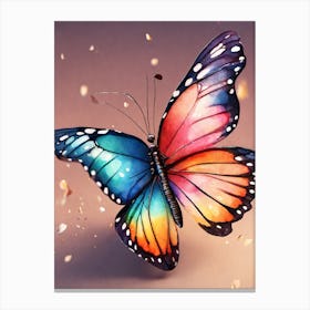 Colorful Butterfly Canvas Print