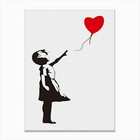 Banksy Kids 2 Canvas Print