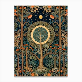 William Morris Tree Of Life 28 Canvas Print