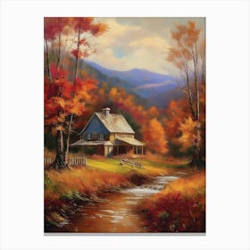 Fall In The Smoky Mountains Canvas Print