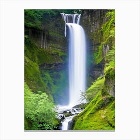 Henrhyd Falls, United Kingdom Majestic, Beautiful & Classic (2) Canvas Print