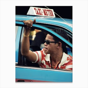 Thai Taxi Driver Canvas Print